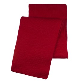 Gelante Men Classic Knit Winter Scarf Warm Double layer-2040B-Red