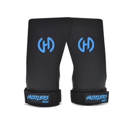 Hustlers Only Gymnastic No Holes Hand Grips for Weightlifting and Pull Ups Ideal for Hand Protection Alternative to Gym Gloves (M, NH-Black)