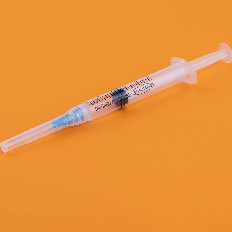 SHAOTONG 3ml 23G Syringes with needle Luer Lock sterile Packaging