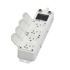 Tripp Lite Eaton Medical Hospital Power Strip for Patient Care Vicinity, UL 1363A Certified, 4 Outlets + 2ft Cord, Cart & IV Pole Mount Option, Lifetime Manufacturer's Warranty (PS-402-HG-OEMLM)