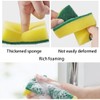 10 Pack Kitchen Cleaning Sponges, Dual-Sided Dish-Washing & Cleaning Sponge