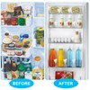 HVIHWI 20 PCS Refrigerator Dividers, Plastic Fridge Organisers with Clip,