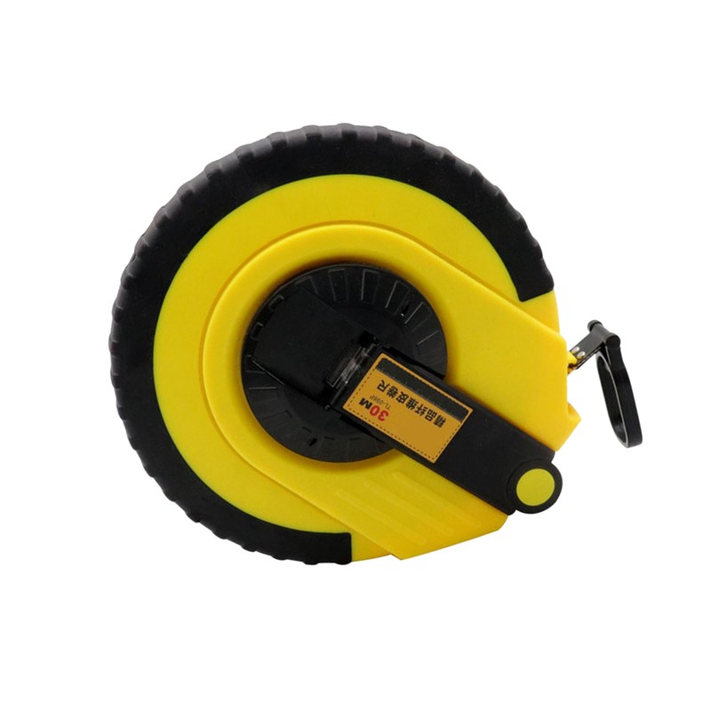 Circular Tape Measure Round Disc Steel Ruler Plastic Shell Accurate