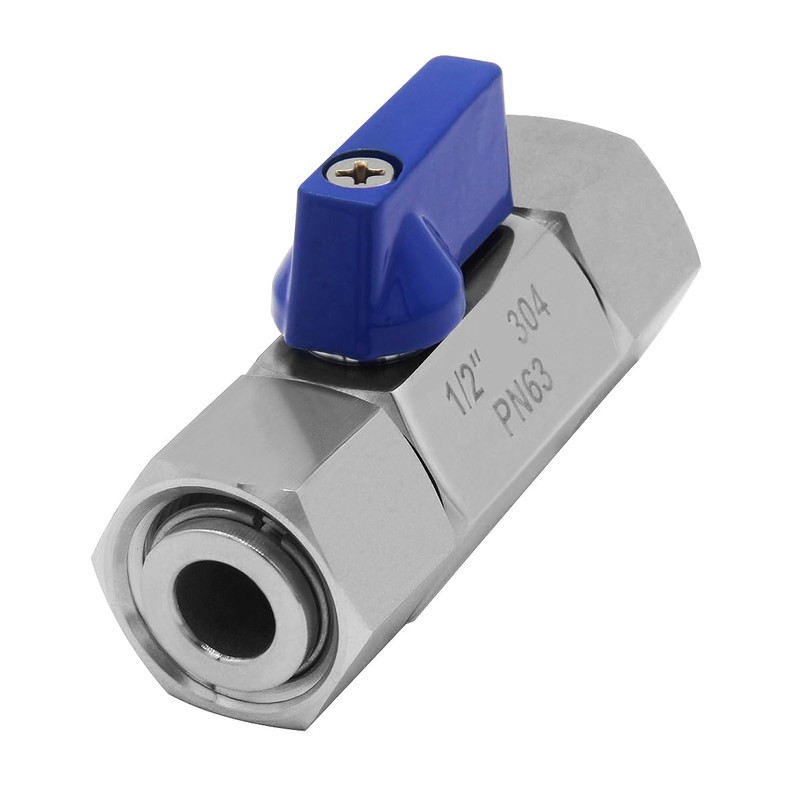 Beduan Stainless Ball Valve 1/2 NPT Female Swivel Thread Shut-Off