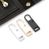Zipper Pulls Black and Silver 8pcs Zipper Pulls Easy Installation