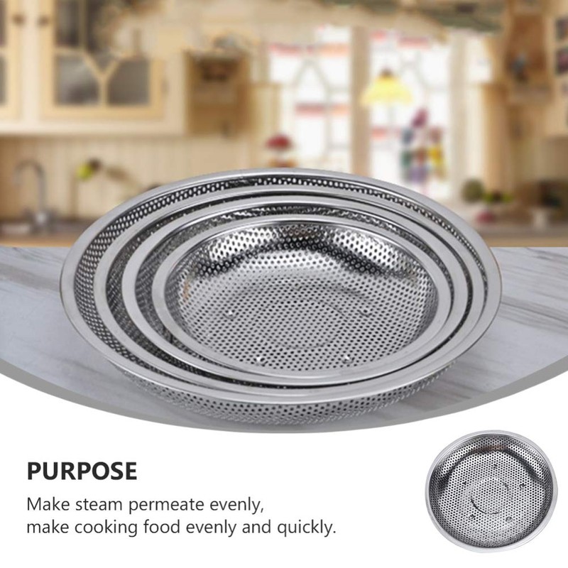 Insert Stainless Steel Insert Kitchen Sieve Fruit Sieve Vegetable Washing