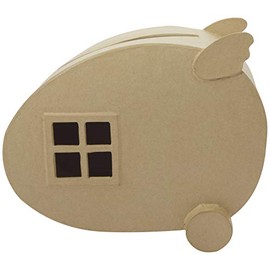Décopatch EV016C Urn/Letter Box Paper Mache Caravan 19 x 28.5 x 24.5 cm Pack of 1