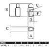 Due Emme 2M Cord Stopper with Slots for Sewing -LITTLE/3