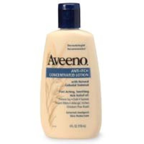 Aveeno Anti-Itch Concentrated Lotion, 4-Ounce Bottles (Pack of 3)