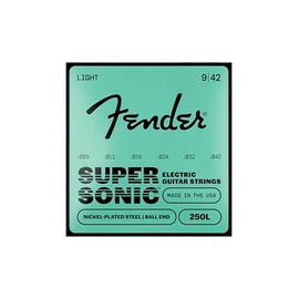 Fender Cuerdas Super 250’s de Acero Niquelado, para Guitarra Eléctrica, 9‑42