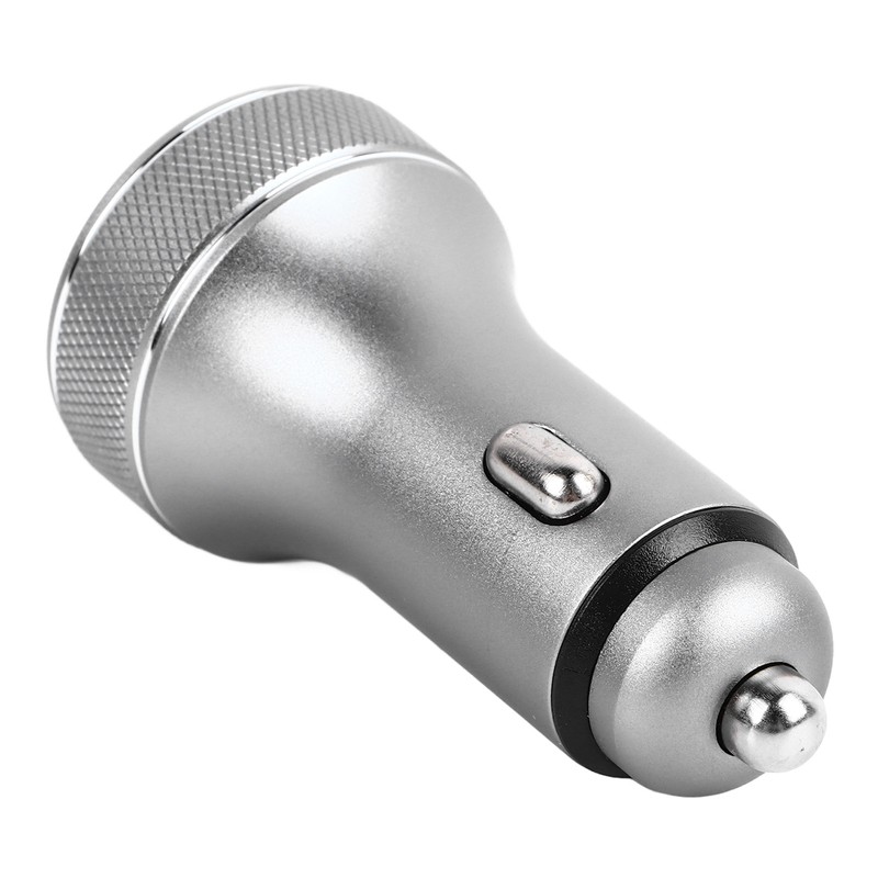 Car Charger Metal Digital Display Short Circuit Protection Fast Charging