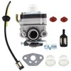 USPEEDA Carburetor for Redmax TR2350S Trimmer CHT220 Fuel Filter Line
