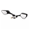 TCMT Rear View Mirrors LED Turn Signals Fit For Honda