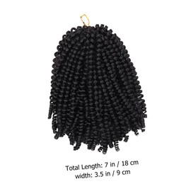 BIUDECO 1Pc Dreadlocks Wig for Women Natural Looking Hairpiece Realistic Curly Design Lightweight Hip Braid Style with Gradient Color for Daily Wear and Special Occasions