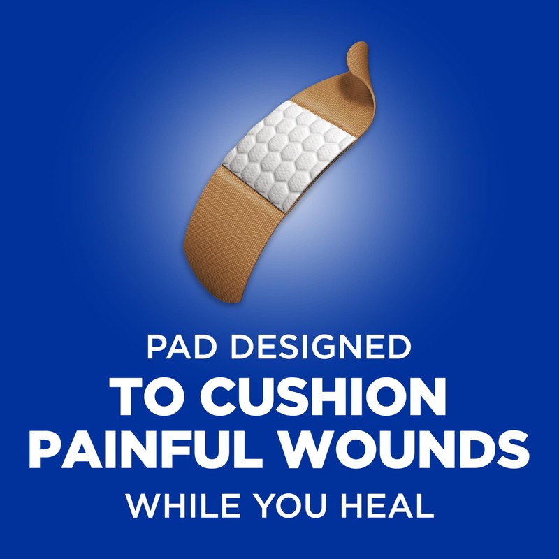 Band-Aid Brand Flexible Fabric Adhesive Bandages, Comfortable Sterile Protection &