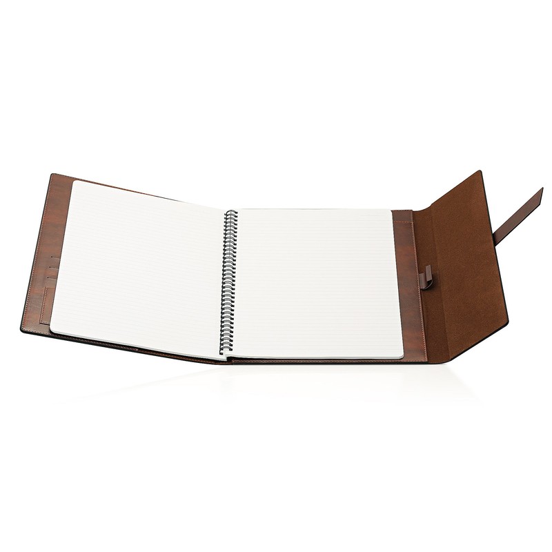GALLAWAY LEATHER Padfolio Portfolio Folder – Slim Portfolio Folio Organizer