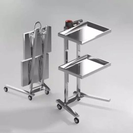 미용 츄레이 도구함 정리대 도구카트 미용실 트레이 선반 염색 [32. 회흑 5단 7층] Beauty Tray Tool Organizer Tool Cart Salon Tray Shelf Dyeing [32. Black Gray 5-Tier 7-Layer]