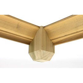 2 3/4" x 4 1/2" Poplar (Paint Grade) Inside Corner Crown Blocks (12)