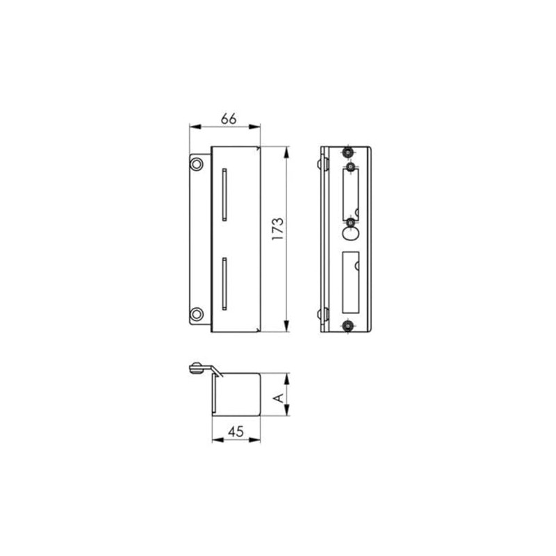 AMF 18630" 147B-30 Striking Box for Welding, Silver