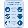 CEP 7010-100 FR Wall Sticker A4 Gestures Barriers