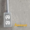 (Pack of 8) Outlet Box Kit, 2x4'' Utility Electrical Box,