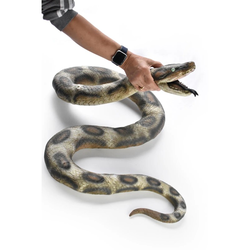 Dillon Realistic Giant Anaconda Snake foam-filled latex rubber snake 87"