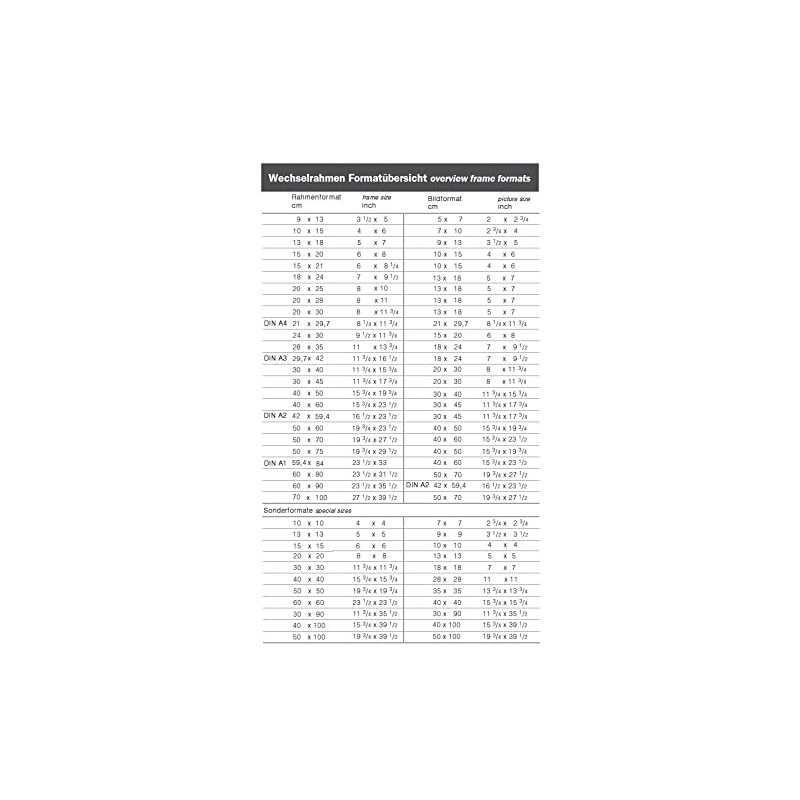 Walther design ES030B Steel Style Picture Frame, Black