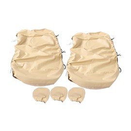 PACKOVE 1set Car Seat Pu Seat Protectors Headrest Breathable and Stylish Automotive Interior Accessories for Trucks and Cars