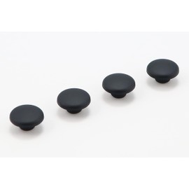 Kitaco 0900-000-80116 Cap Bolt Cover (For ABS/M8) General Purpose, 4 Pieces, Black