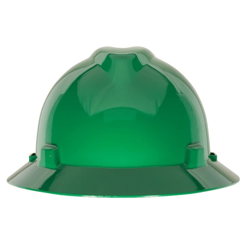MSA 10058323 V-Gard Slotted Full-Brim Hard Hat