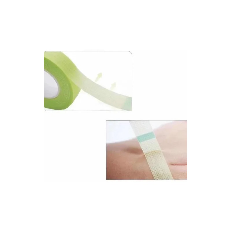 10 Cinta Micropore De Colores Para Pestañas Mink 1x1 Dama