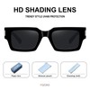 Fozono Retro Small Rectangle Sunglasses Women Men Square Narrow Sun