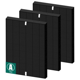 APPLIANCEMATES 3 Pack 115115 HEPA Replacement Filter A Size 21 - Compatible with Winix Plasmawave C535 5300 5300-2 6300 6300-2 P300 Air Purifier(Black)