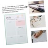 STOBOK -do List Notepad Planner Tear-Off Daily Planning Notebook Lightweight