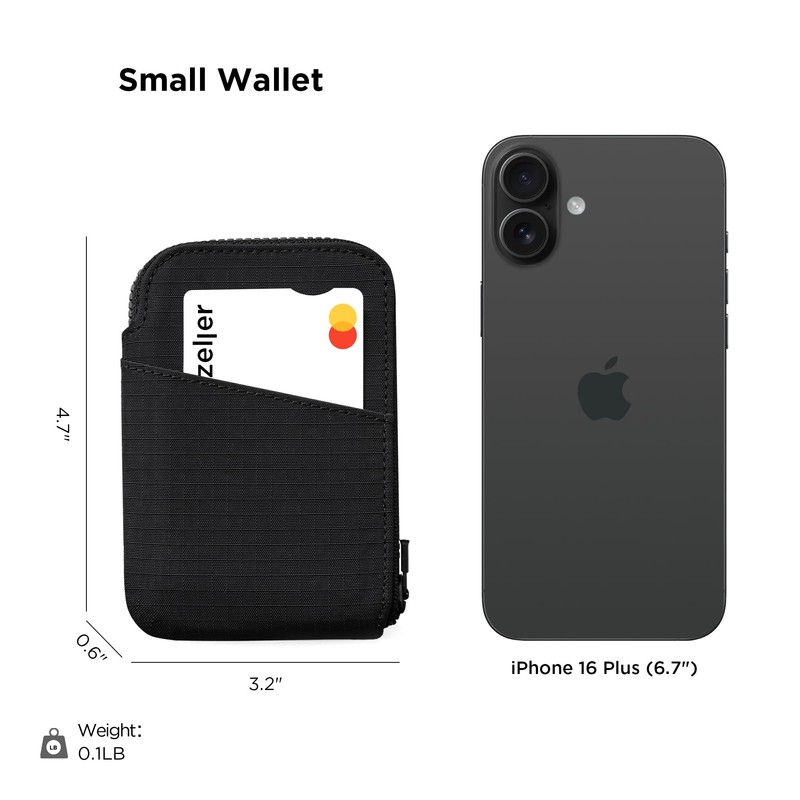 ALPAKA Zip Card Pouch - Card Wallet and Coin Pouch