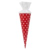 School Cone 35 cm Hearts