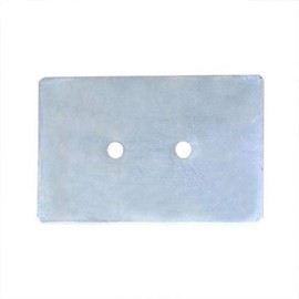 ProPlus Mounting Plate Lashing Eyelet 125 x 100 mm Silver