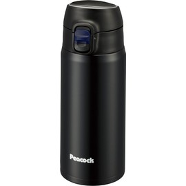 Peacock stainless steel bottle wantattimagu 0.4l Matte Black Amy – 40 BD