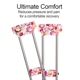 SPRING SEAON SPRING SEAON Underarm Crutch Pads and Hand Grip Covers Padding for Walking Arm Crutch Non Slip Crutch Accessories