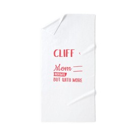 CafePress Cliff Jumping Mom with More Adrenaline 30"x60" Absorbent Cotton Back, Soft Beach, Pool Towel