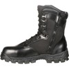 ROCKY AlphaForce Zipper Composite Toe Public Service Boot, Black, Size