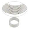 Bead Smith Memory Wire, Approximately 48 Loops Silver Plated Steel