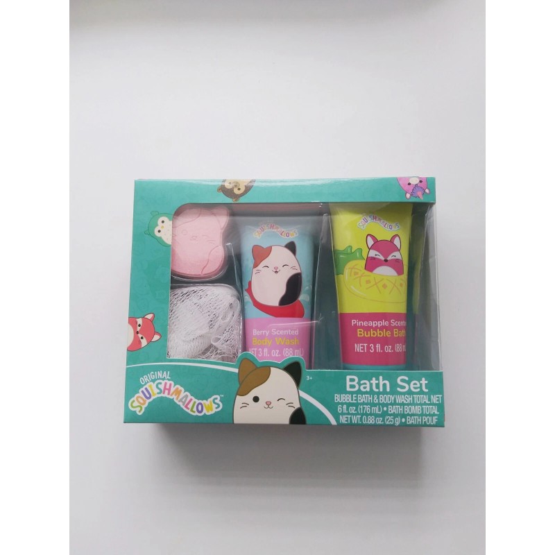 Squishmallow Bath Set 1 Bubble Bath 1 Body wash 1