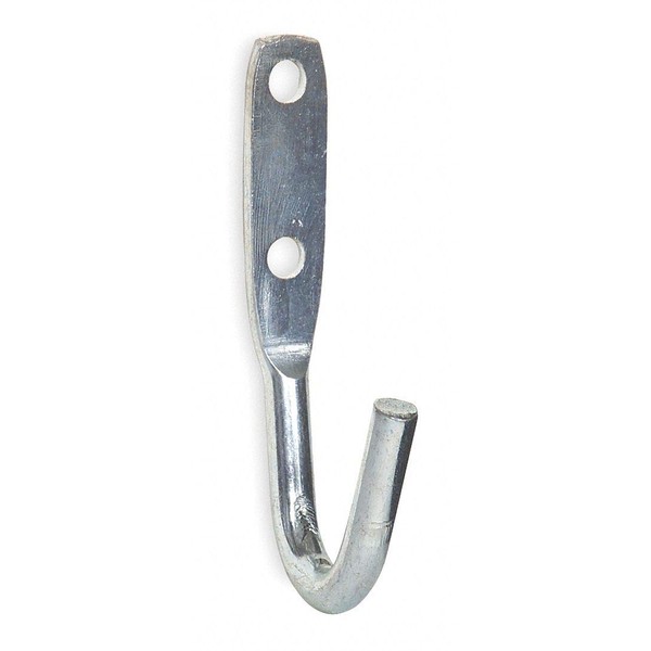 GRAINGER APPROVED Tarp Hook, Steel Wire, 2-1/2 in. L, Silver,