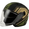 GMAX OF-87 Duke Open Face Helmet with Rear LED Light