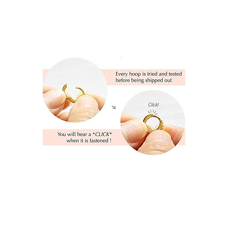 Aretes para Mujer, Pendientes de Aro con Diamante con Zirconia