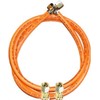 TGO Gasgeräte GmbH Propane Gas Hose 80 cm Winterproof 2 x 1/4 Inch Left Orange Rubber for External Thread Dimensions with Approx. 12-13 mm