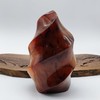 NsmjodStone Natural Carnelian Flame Tower Carving Crystal Red Agate Reiki