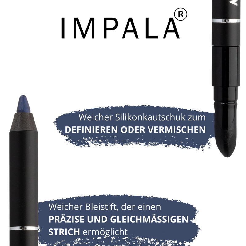 Impala Waterproof Silicon Eye Pencil 18 Dark Blue Super longlasting