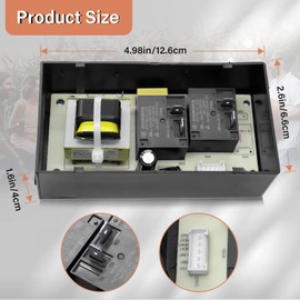 9907180018 Power Circuit Board Replacement Part Compatible with Masterbuilt MB20073519 Bluetooth Digital Electric Smoker